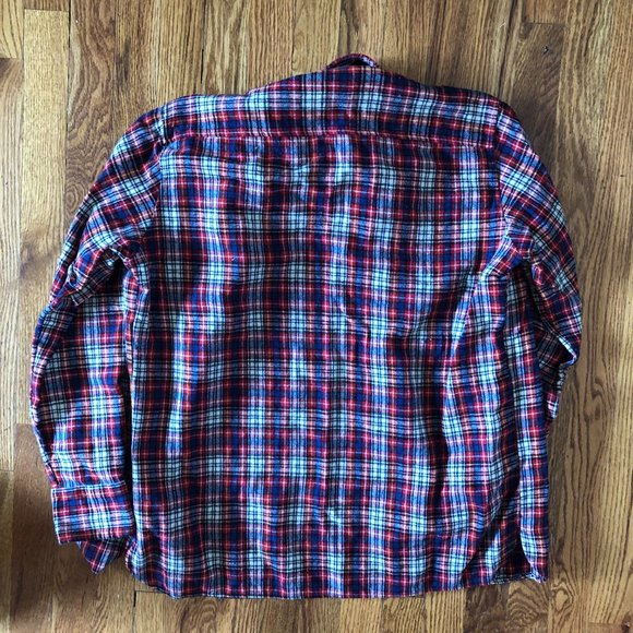 Sportswear by Country Touch Flannel. Size M. Red, white, & blue. - Picture 2 of 5